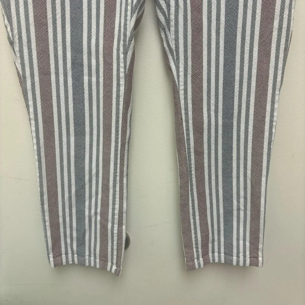 Free People Striped Mod Linen Pants